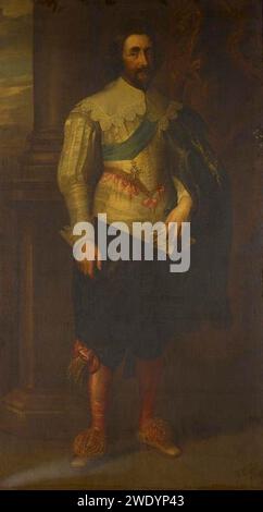 D'après Anthony van Dyck (1599-1641) - Charles, Marquis de la Vieuville (c 1582-1653) Banque D'Images