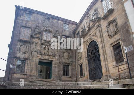 musée du peuple galicien ( museo do pobo galego situé dans l'ancien couvent de Santo Domingo de Bonaval à Santiago de Compostelle , Espagne Banque D'Images