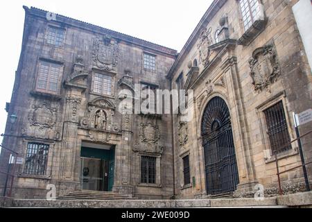 musée du peuple galicien ( museo do pobo galego situé dans l'ancien couvent de Santo Domingo de Bonaval à Santiago de Compostelle , Espagne Banque D'Images