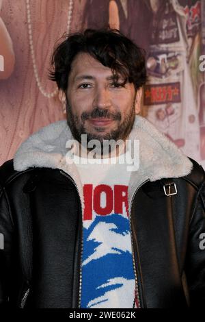 Milan, Italie. 22 janvier 2024. Milan, première du film “The Usual idiots 3” - Herbert Ballerina Credit : Independent photo Agency/Alamy Live News Banque D'Images