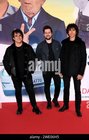 Milan, Italie. 22 janvier 2024. Milan, première du film “The Usual idiots 3” - Selton Credit : Independent photo Agency/Alamy Live News Banque D'Images