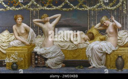 Albert Joseph Moore - UNE nuit d'été Banque D'Images