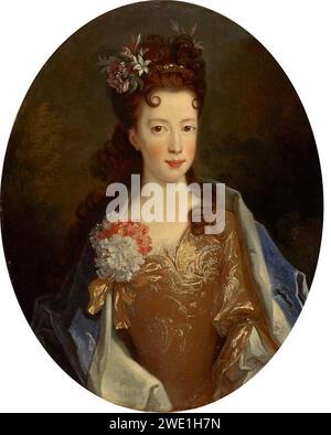 Alexis Simon Belle - Princesse Louisa Maria Teresa Stuart, 1692 - 1712. Fille de Jacques VII et II Banque D'Images