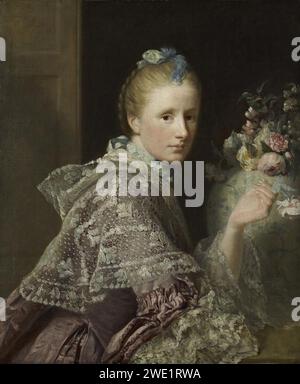 Allan Ramsay - Margaret Lindsay de Evelick, l'épouse de l'artiste, vers 1726 - 1782 Banque D'Images