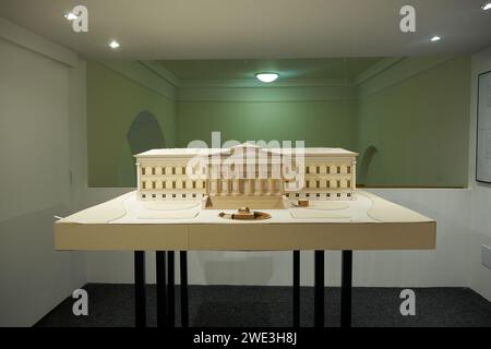 Hongrie - Budapest 30 novembre 2023 maquette du Musée national de Budapest. Banque D'Images