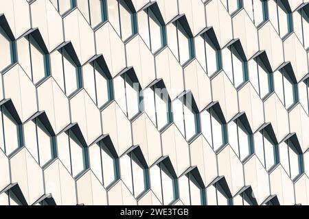 Détail du bloc de bureaux à Birmingham en Angleterre Banque D'Images