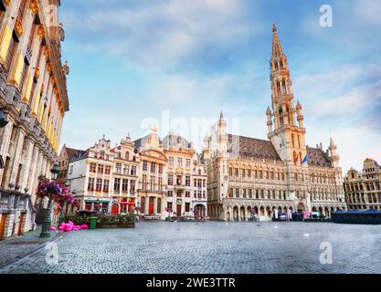 Grand Place à Bruxelles, Belgique Banque D'Images