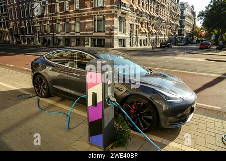 Electrifiez votre conduite : une ambiance visuelle à l'élégance des véhicules électriques Banque D'Images
