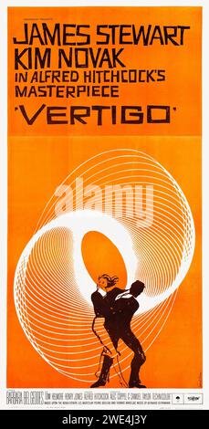 Vertigo (Paramount, 1958) James Stewart, Kim Novak, réalisé par Alfred Hitchcock Banque D'Images