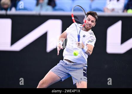 Melborune, Australie. 22 janvier 2024. Cameron Norrie de GBR lors de l'Open d'Australie 2024, tournoi de tennis du Grand Chelem le 22 janvier 2024 au Melbourne Park à Melbourne, en Australie. Crédit : Abaca Press/Alamy Live News Banque D'Images