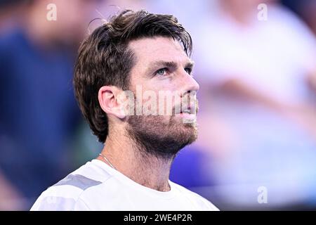 Melborune, Australie. 22 janvier 2024. Cameron Norrie de GBR lors de l'Open d'Australie 2024, tournoi de tennis du Grand Chelem le 22 janvier 2024 au Melbourne Park à Melbourne, en Australie. Crédit : Abaca Press/Alamy Live News Banque D'Images