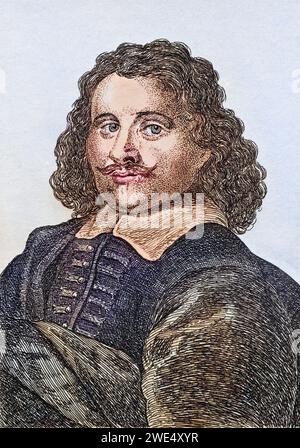 Jan Dirksz Both 1618?-1652 holländischer Künstler, Historisch, digital restaurierte Reproduktion von einer Vorlage aus dem 19. Jahrhundert, Date d'enregistrement non indiquée Banque D'Images