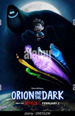 Affiche Orion et The Dark Banque D'Images