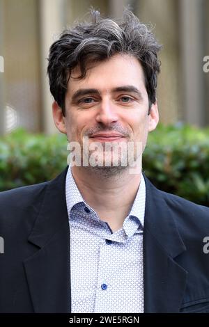 Roma, Lazio. 23 janvier 2024. Rome, Italie. 23 février 2024 ; photo de gauche à droite, Flavio Parenti participe à Photocall la lunga notte crédit : massimo insabato/Alamy Live News Banque D'Images