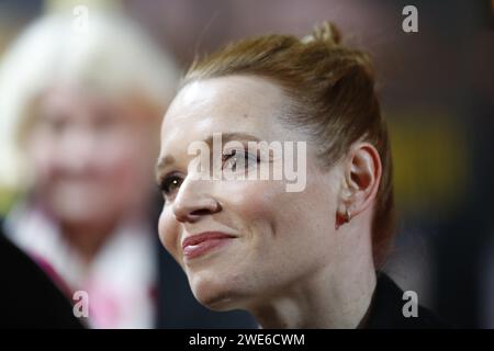 01/23/2024, Berlin, Allemagne, Karoline Herfurth assiste à la première mondiale 'EINE MILLION MINUTEN“ (un million de minutes) au Zoo Palast le 23 janvier 2024 à Berlin, Allemagne. Réalisateur : Christopher Doll Banque D'Images