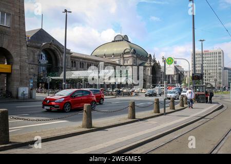 Gare de la ville de Nuremberg, Allemagne Banque D'Images