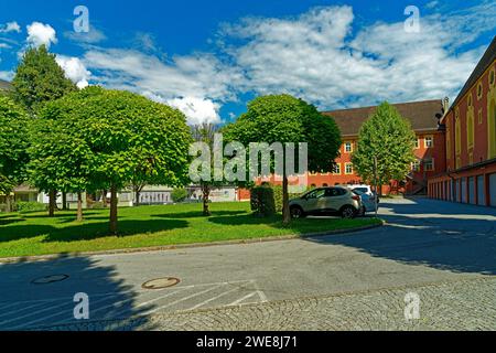 Stift Wilten, Klostergarten Banque D'Images