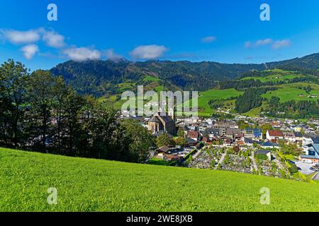 Landschaft, Pfarrkirche zum heiligen Johannes dem Täufer Banque D'Images