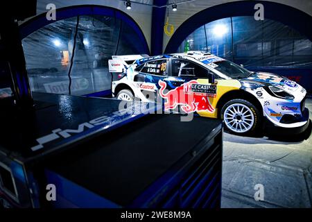 Gap, Principauté de Monaco. 24 janvier 2024. Pendant le Championnat du monde FIA des rallyes WRC Rallye automobile Monte-Carlo 2024 24 janvier Gap France crédit : Agence photo indépendante/Alamy Live News Banque D'Images