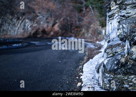 Gap, Principauté de Monaco. 24 janvier 2024. Pendant le Championnat du monde FIA des rallyes WRC Rallye automobile Monte-Carlo 2024 24 janvier Gap France crédit : Agence photo indépendante/Alamy Live News Banque D'Images