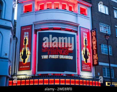 Stranger Things, The First Shadow, Play, Phoenix Theatre, West End London, Angleterre, Royaume-Uni, GB. Banque D'Images