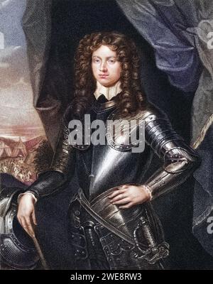 Henry Spencer 1. Comte de Sunderland, baron Spencer de Wormleighton, 1620-1643. Englischer Kavalier während der englischen Bürgerkriege. AUS dem Buch Lodges British Portraits, erschienen 1823., Historisch, digital restaurierte Reproduktion von einer Vorlage aus dem 19. Jahrhundert, Date d'enregistrement non indiquée Banque D'Images