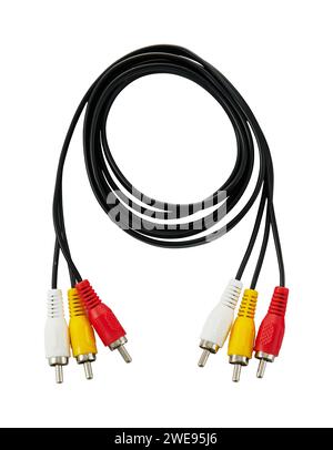 Ensemble de 3 adaptateurs de câble pour console de jeu Nintendo Wii Banque D'Images