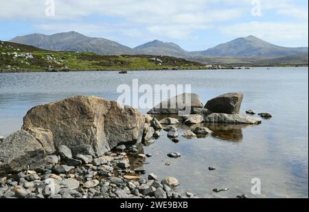 Réserve naturelle du Loch Druidibeg sur South Uist, Hébrides extérieures, Écosse Banque D'Images