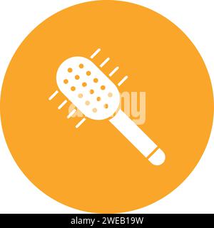 Image vectorielle d'icône de brosse à cheveux. Illustration de Vecteur