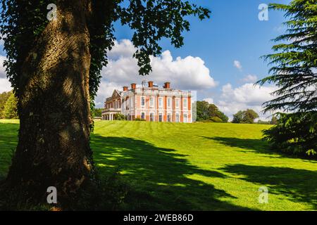 Stansted House à Stansted Park, une maison de campagne édouardienne dans la paroisse de Stoughton, Rowland's Castle, à la frontière West Sussex / Hampshire Banque D'Images