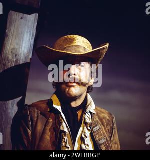 Polly oder Die bataille am Bluewater Creek, Fernsehfilm nach dem Stück von John gay, Deutschland 1975, Regie: Jürgen Flimm, Darsteller: Heinz Baumann Banque D'Images