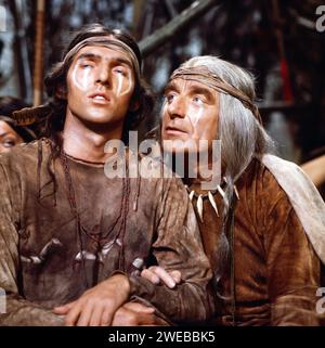 Polly oder Die bataille am Bluewater Creek, Fernsehfilm nach dem Stück von John gay, Deutschland 1975, Regie : Jürgen Flimm, Darsteller : Romuald Pekny (rechts) Banque D'Images