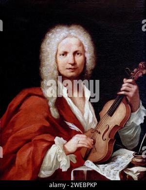 Antonio Lucio Vivaldi (1678 – 1741) compositeur italien, violoniste virtuose Banque D'Images