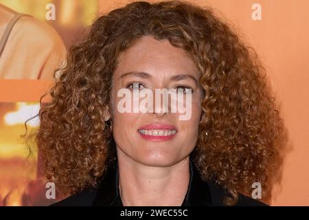 Rome, Italie. 24 janvier 2024. Ginevra Elkann assiste au tapis rouge du film 'te l'avevo detto' au Cinéma Barberini. (Photo Mario Cartelli/SOPA Images/Sipa USA) crédit : SIPA USA/Alamy Live News Banque D'Images