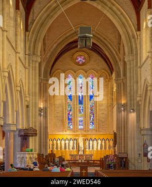 Cathédrale anglicane de la Sainte Trinité à l'intérieur de Hamilton Bermudes Banque D'Images