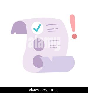 illustration d'élément d'icône de vecteur de tâche dans le style de dessin animé Illustration de Vecteur
