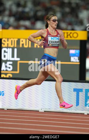 Elise CRANNY participant au 10,000 mètres aux Championnats du monde d'athlétisme à Budapest 2023. Banque D'Images