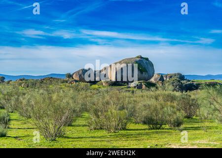 Monumeto Natural de Los Barruecos (Espagne) Banque D'Images