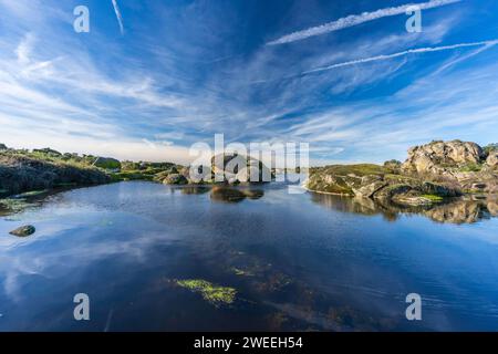 Monumeto Natural de Los Barruecos (Espagne) Banque D'Images