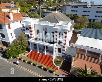 Congrégation hébraïque de Muizenberg, synagogue orthodoxe moderne, Muizenberg, le Cap, Afrique du Sud Banque D'Images