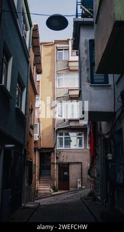 Un petit bâtiment turc dans et la vieille partie d'Istanbul Banque D'Images