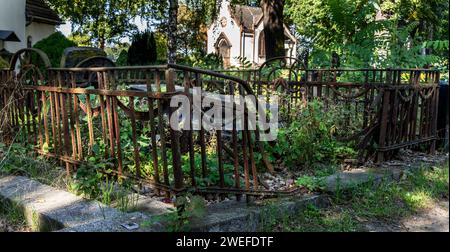 Evangelical Dorffriedhof Alt-Stralau, Friedrichshain-Kreuzberg, Berlin, Allemagne Banque D'Images