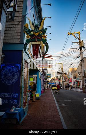 Rues de Provincetown- Cape Cod, Nouvelle-Angleterre Banque D'Images