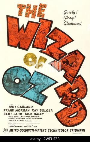 Affiche du film The Wizard of Oz (MGM, 1939) Banque D'Images