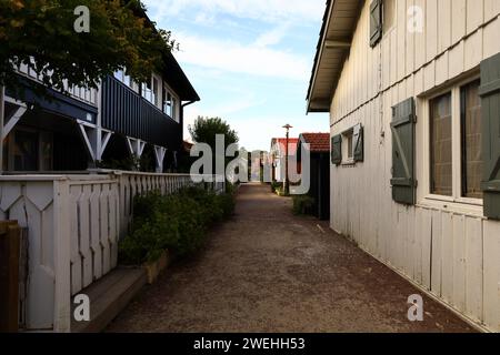 Le Canon est un village de la commune de Lège-Cap-Ferret Banque D'Images