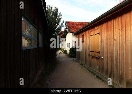 Le Canon est un village de la commune de Lège-Cap-Ferret Banque D'Images