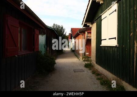 Le Canon est un village de la commune de Lège-Cap-Ferret Banque D'Images