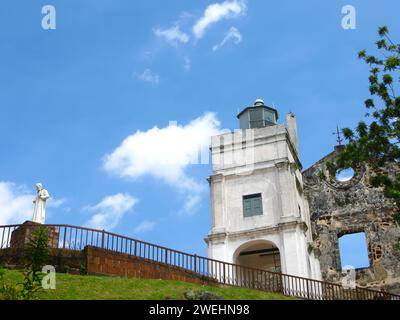 St. Église de Paul sur la colline de Melaka City dans l'État de Malacca en Malaisie. Banque D'Images