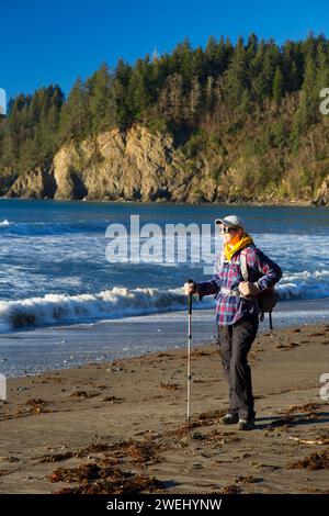 Troisième plage, Olympic National Park, Washington Banque D'Images