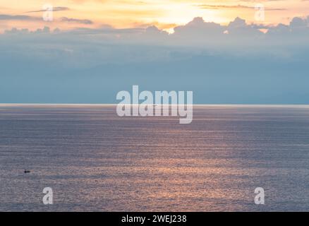 Gisenyi, une ville sur la rive nord du lac Kivu au Rwanda, en Afrique de l'est Banque D'Images